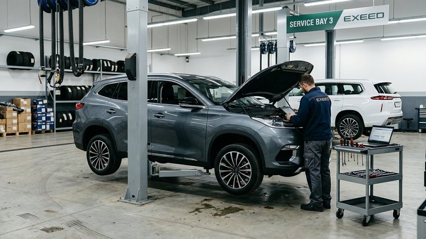 Как обслуживать EXEED: регламент ТО для LX, TXL, VX и RX