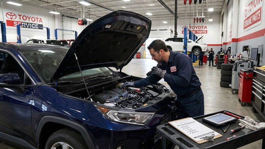 Как подготовить Toyota к дальней поездке: проверка шин и ходовой части